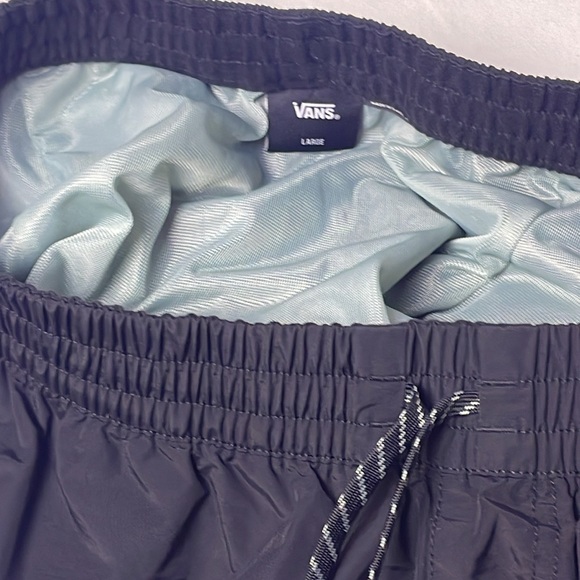 🏁 EUC VANS OFF THE WALL Relaxed Fit Black Swim Trunk Men’s Size L - Picture 10 of 11